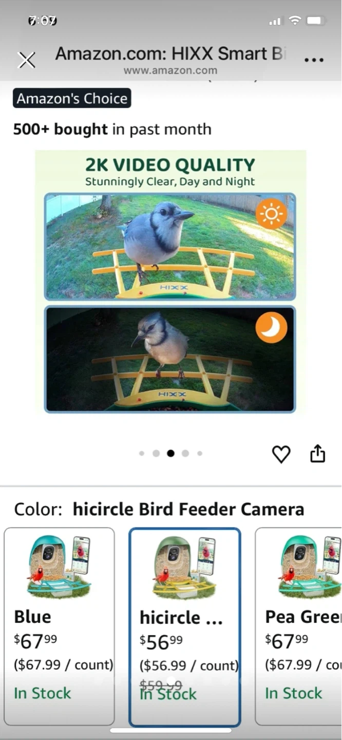 Big sale- HIXX Smart Bird Feeder Camera - photo 5