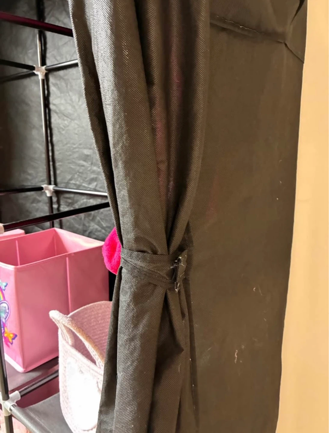 Black Portable Wardrobe - photo 4
