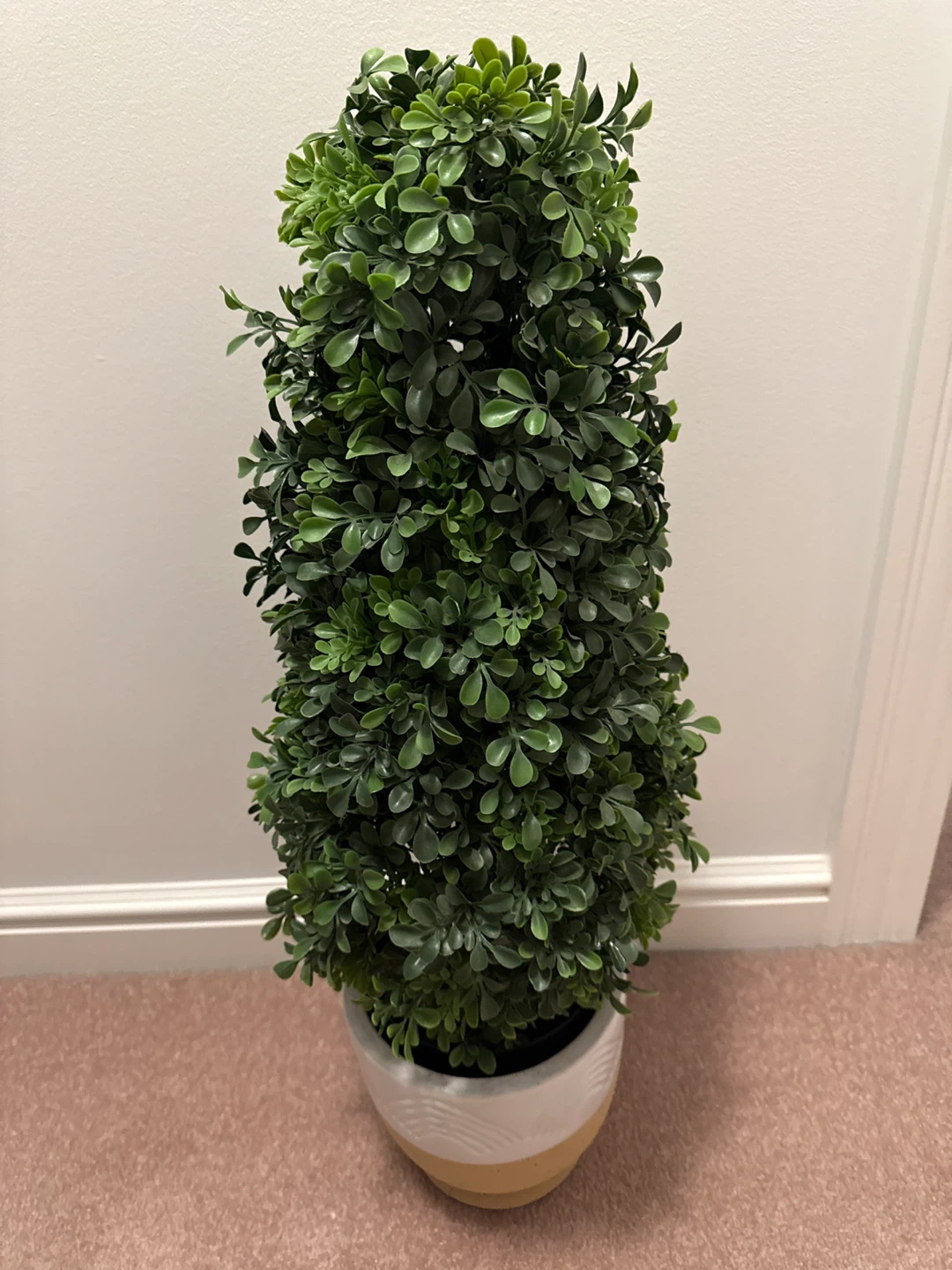 Artificial Topiary Bush Plant in Pot