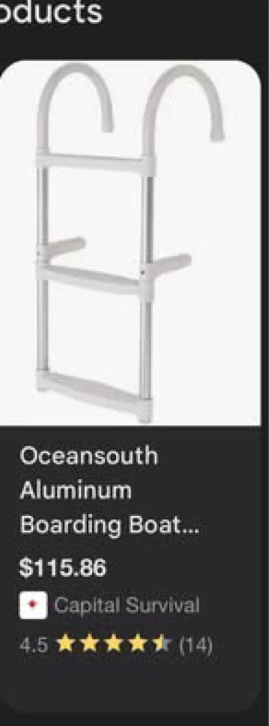 New 3-Step BOAT Boarding Ladder - photo 3
