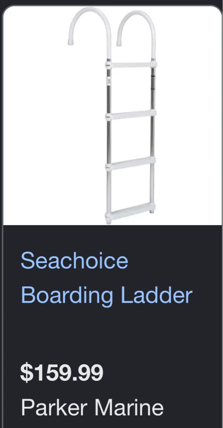 New 3-Step BOAT Boarding Ladder - photo 4