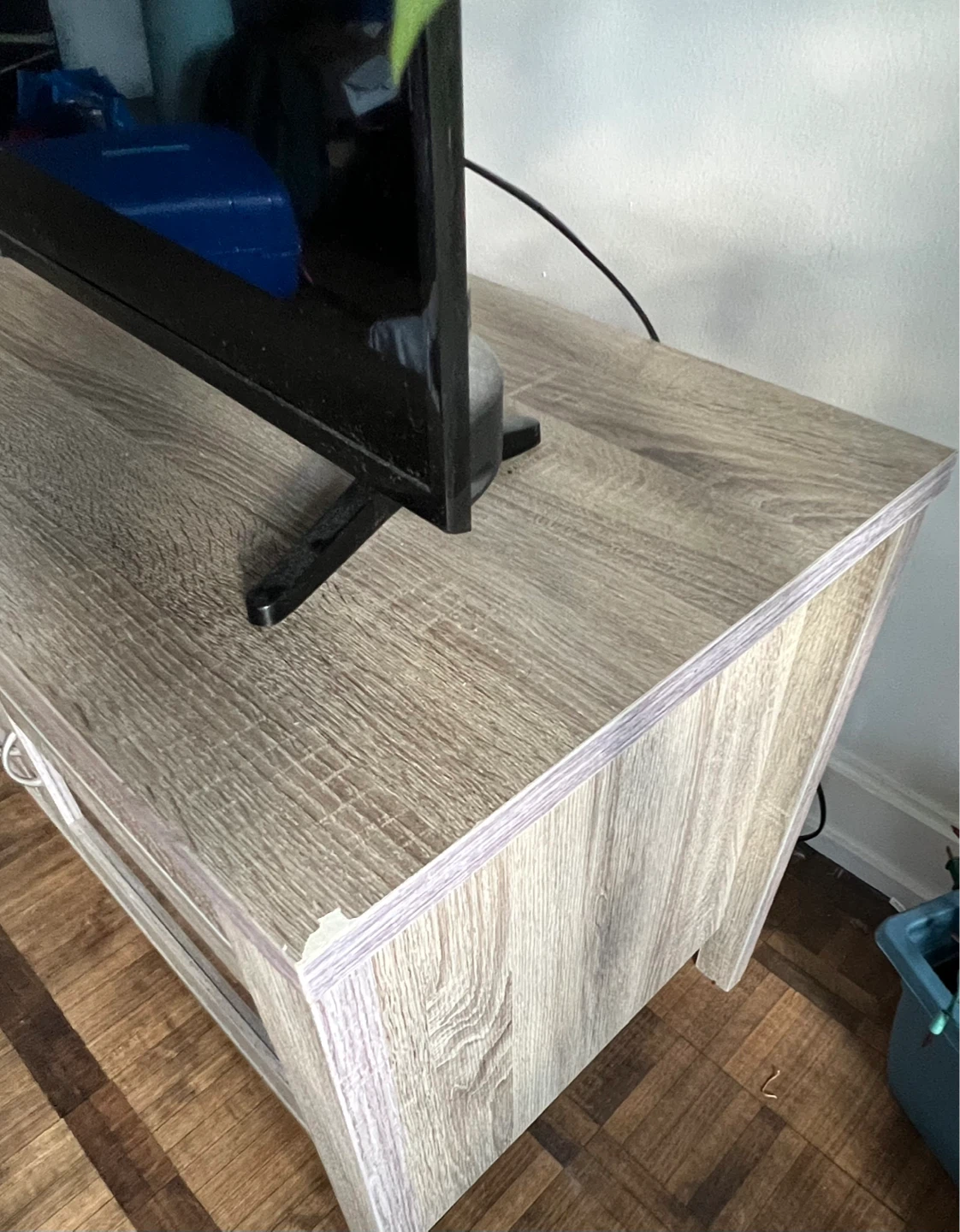 TV Stand with Cabinet Storage - photo 4