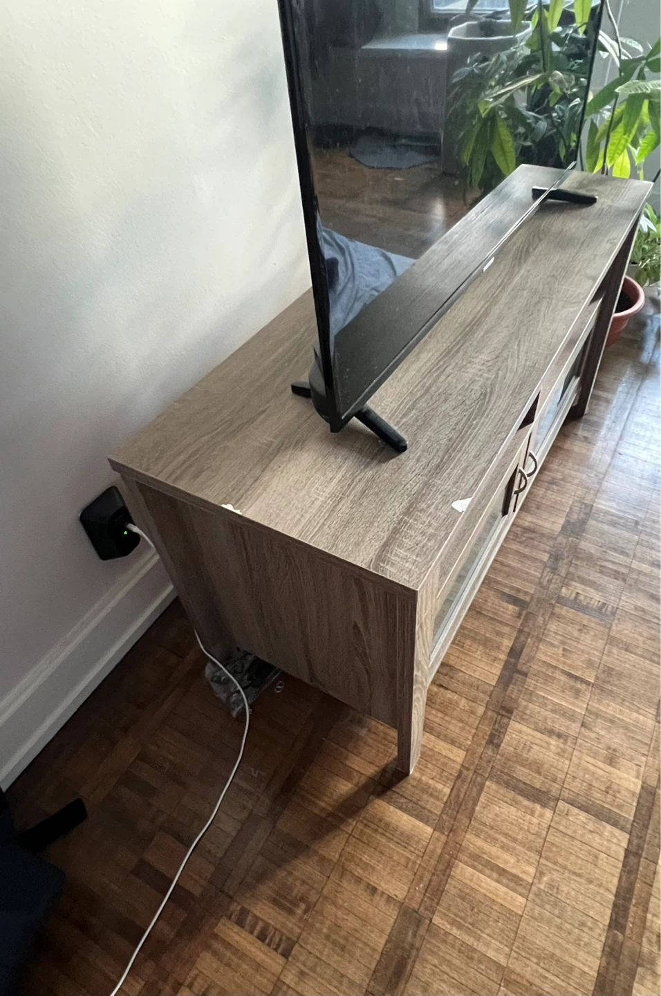 TV Stand with Cabinet Storage - photo 2
