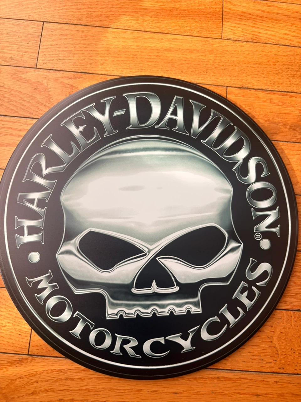Harley-Davidson Motorcycles Skull Sign
