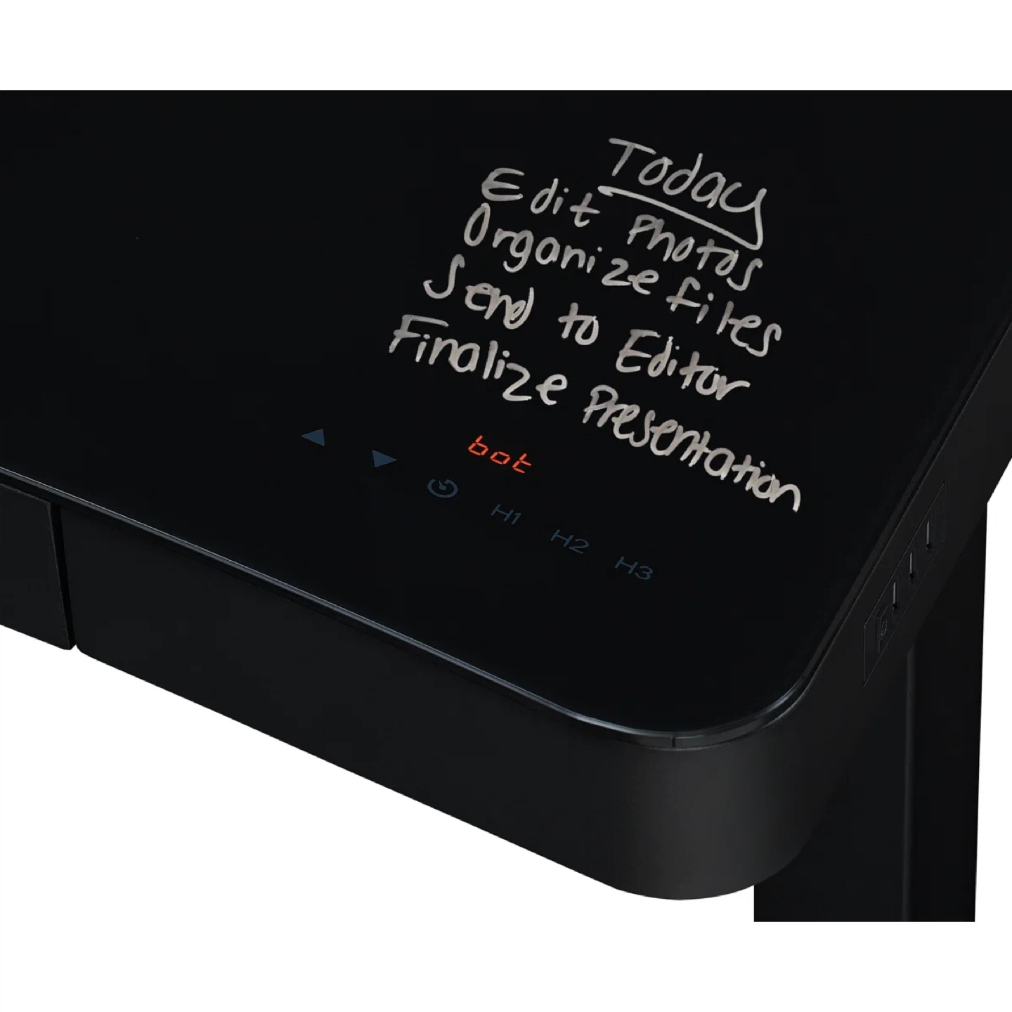Adjustable Glass Top Standing Desk - photo 3