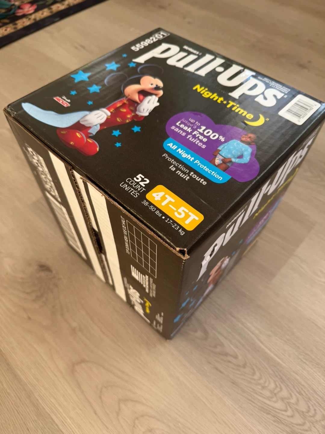 Brand new unopened box 4T/5T nighttime pull-ups - photo 2