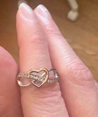925 Sterling silver rings-Size 6, Both together for $5 - photo 2