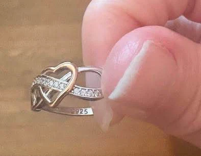 925 Sterling silver rings-Size 6, Both together for $5 - photo 3