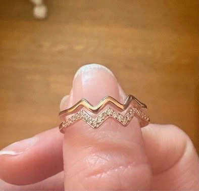 925 Sterling silver rings-Size 6, Both together for $5 - photo 4