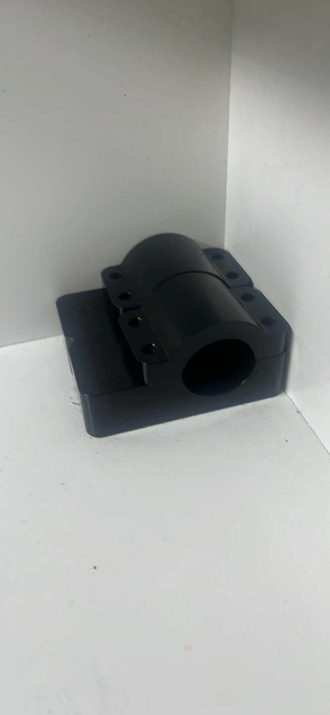 Black Motorcycle Foot Peg Mounts and Handlebar Grips - photo 4