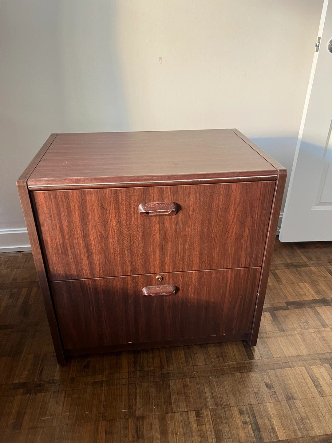 Vintage Mid-Century Modern 2-Drawer Chest