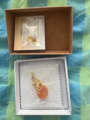 Amber earrings & Amber necklace -New, Both together for $5