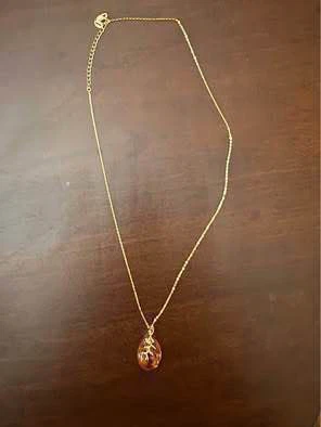 Amber earrings & Amber necklace -New, Both together for $5 - photo 2