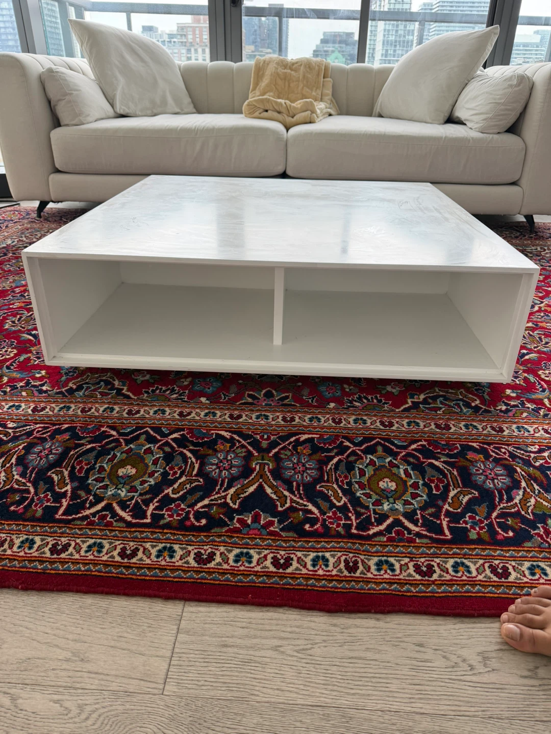 Modern coffee table with storage - photo 3