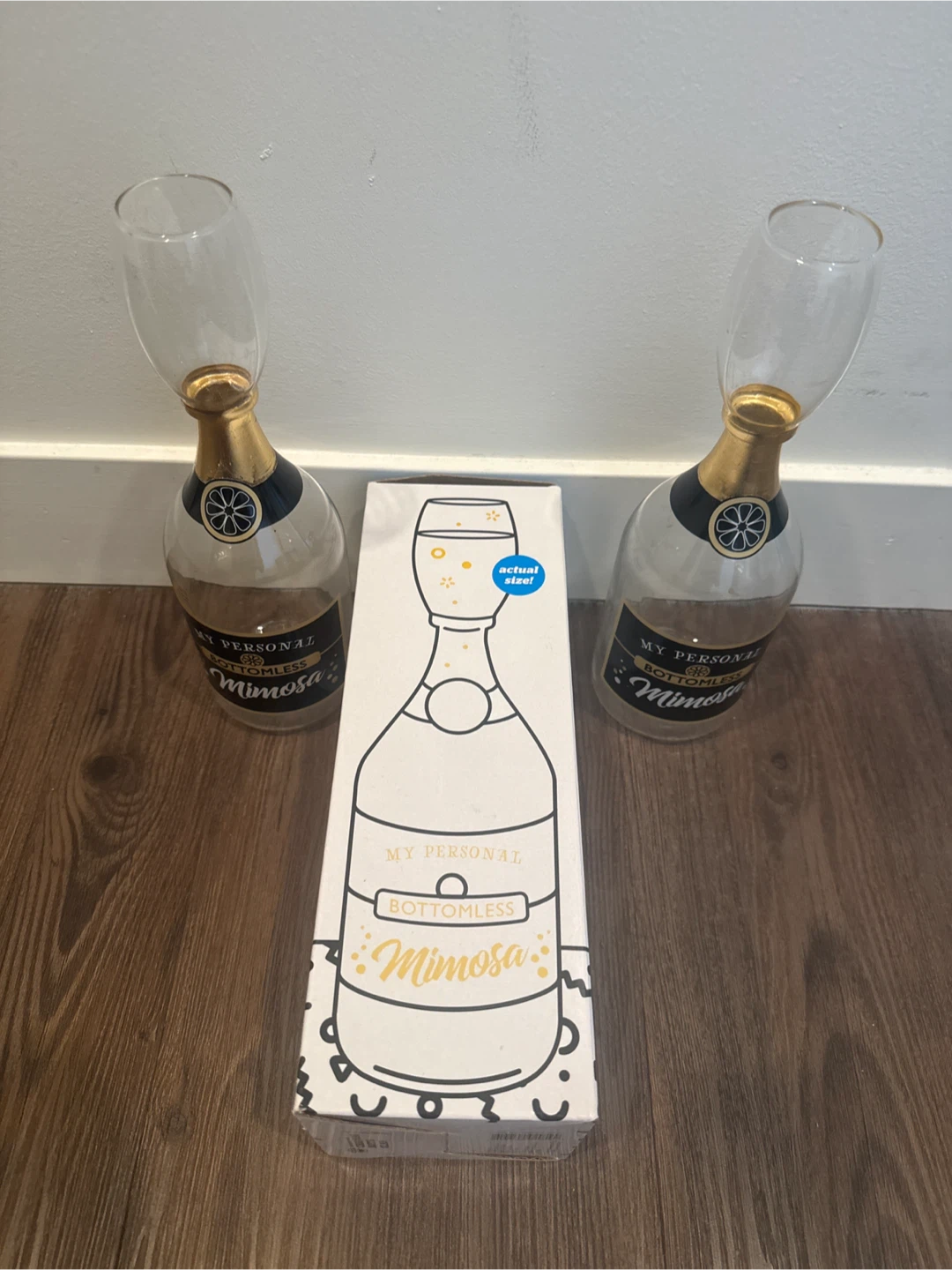 BigMouth Inc. Bottomless Mimosa Champagne Bottle Glass - photo 5