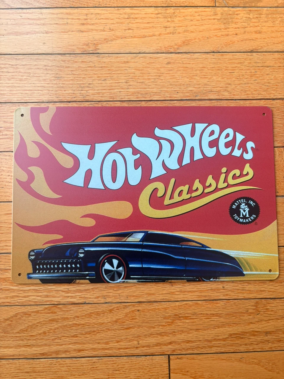 Hot Wheels Classics Metal Sign