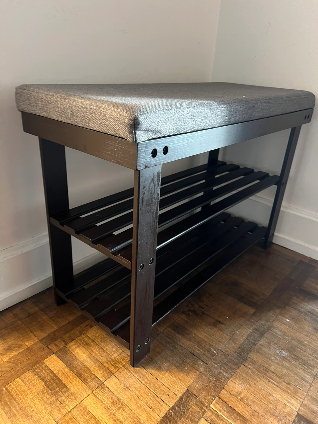Shoe Bench with Padded Seat - photo 2