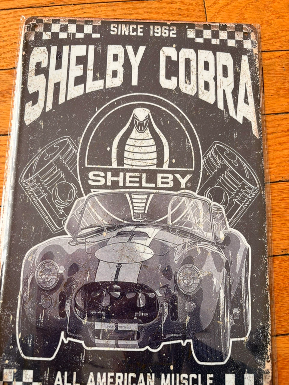 Shelby Cobra Metal Sign