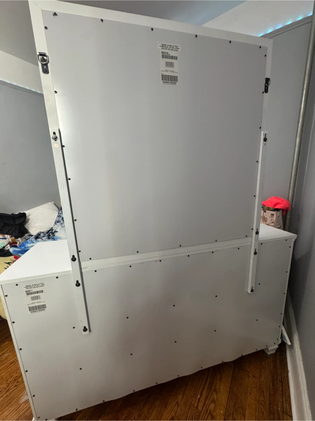 White Dresser with Mirror - photo 2