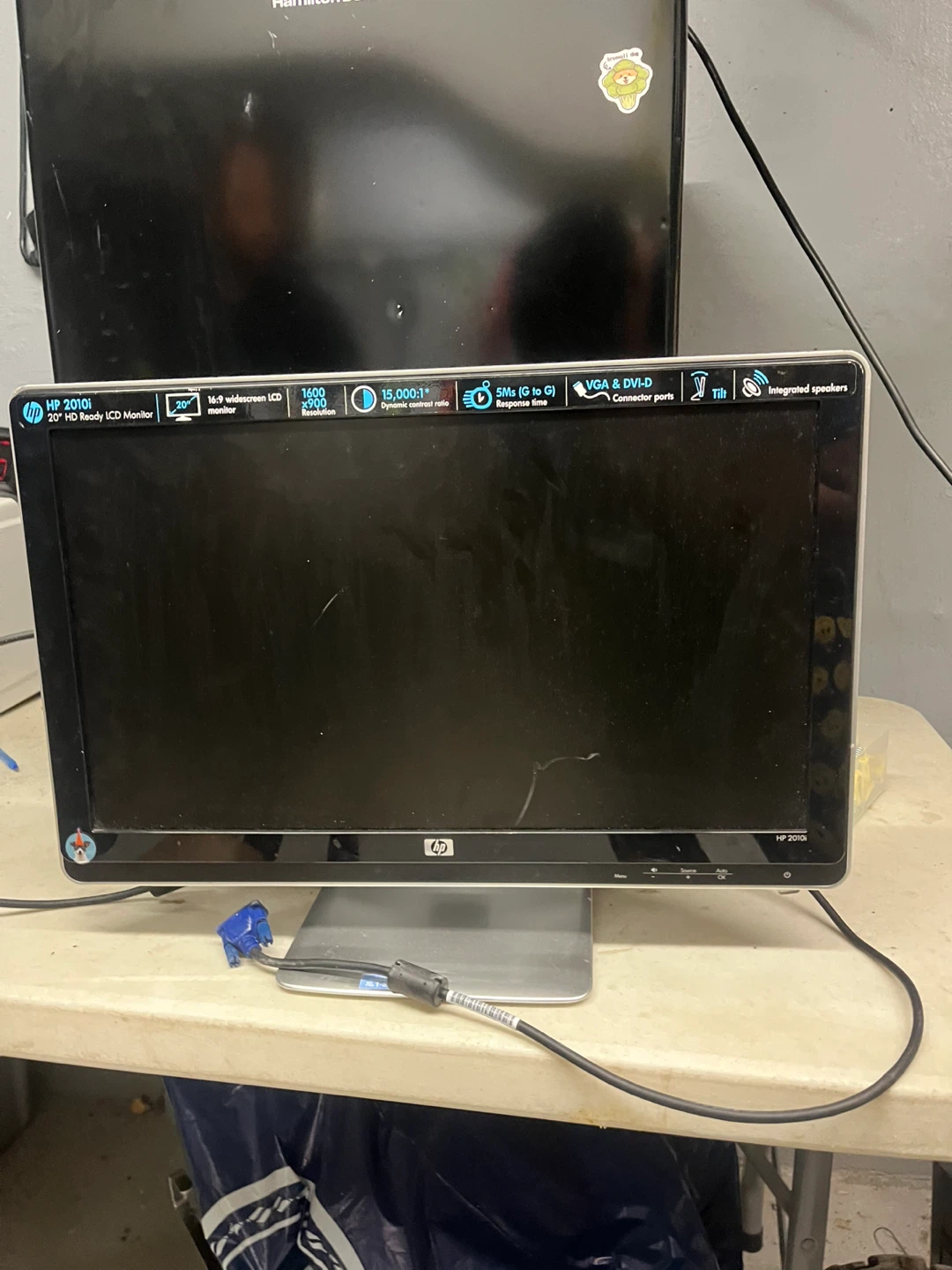 HP 2010i 20-inch LCD Monitor