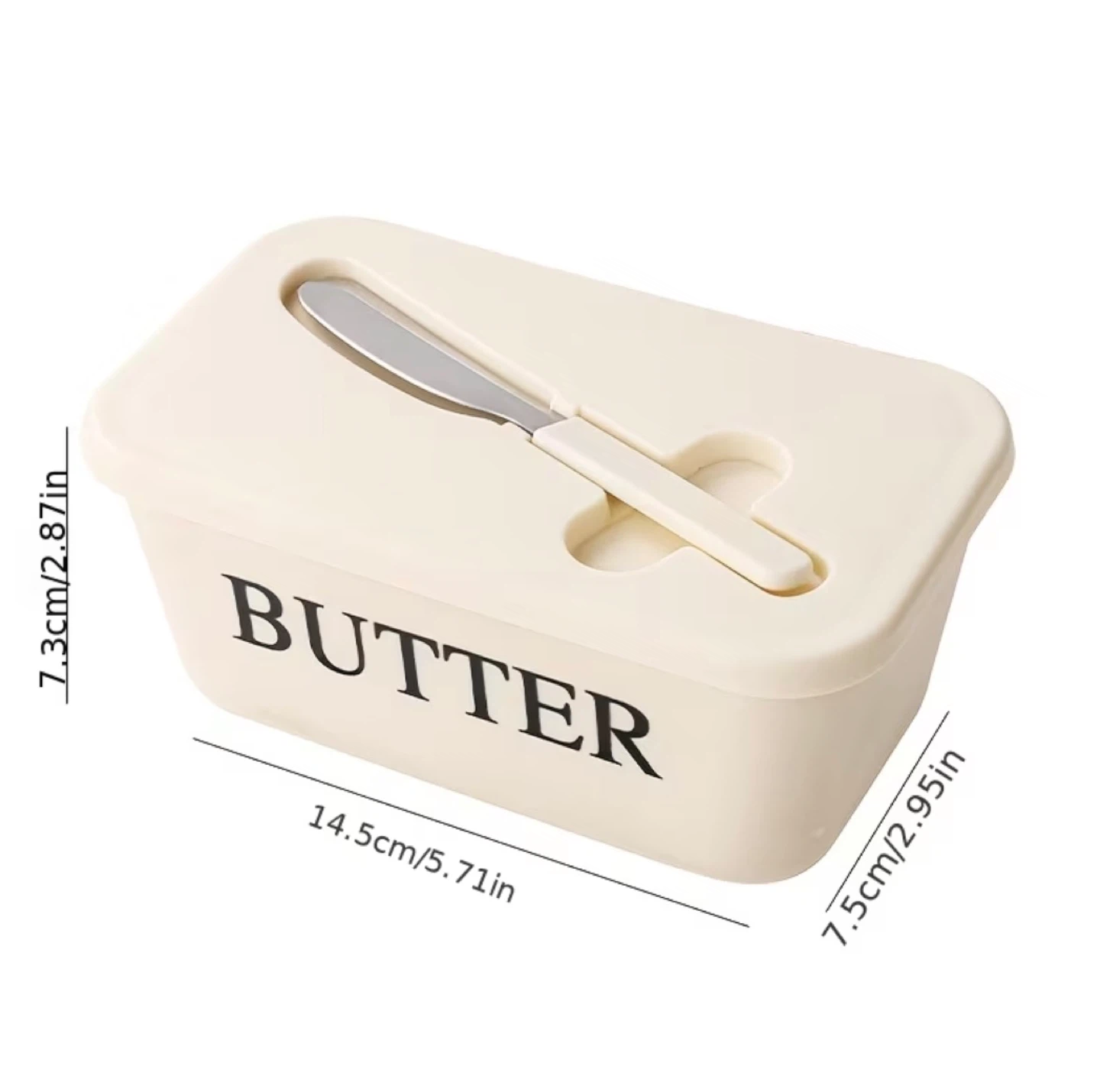 Butter Box with Lid & Spreader Knife - photo 3