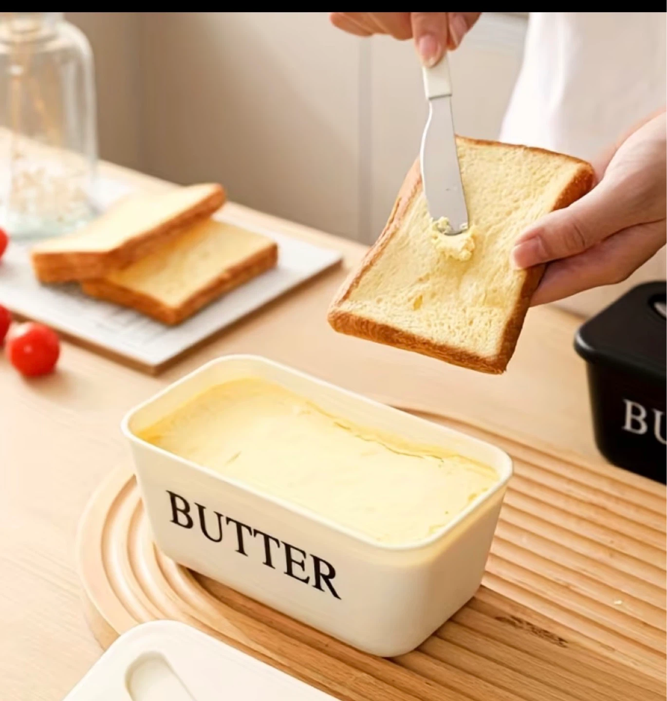Butter Box with Lid & Spreader Knife - photo 4
