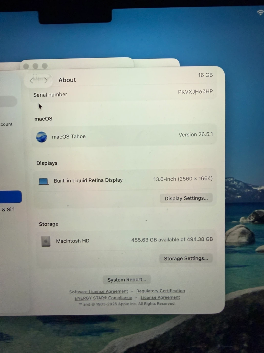 Apple MacBook Air M2 13.6-inch 16GB RAM 256GB Storage - photo 2