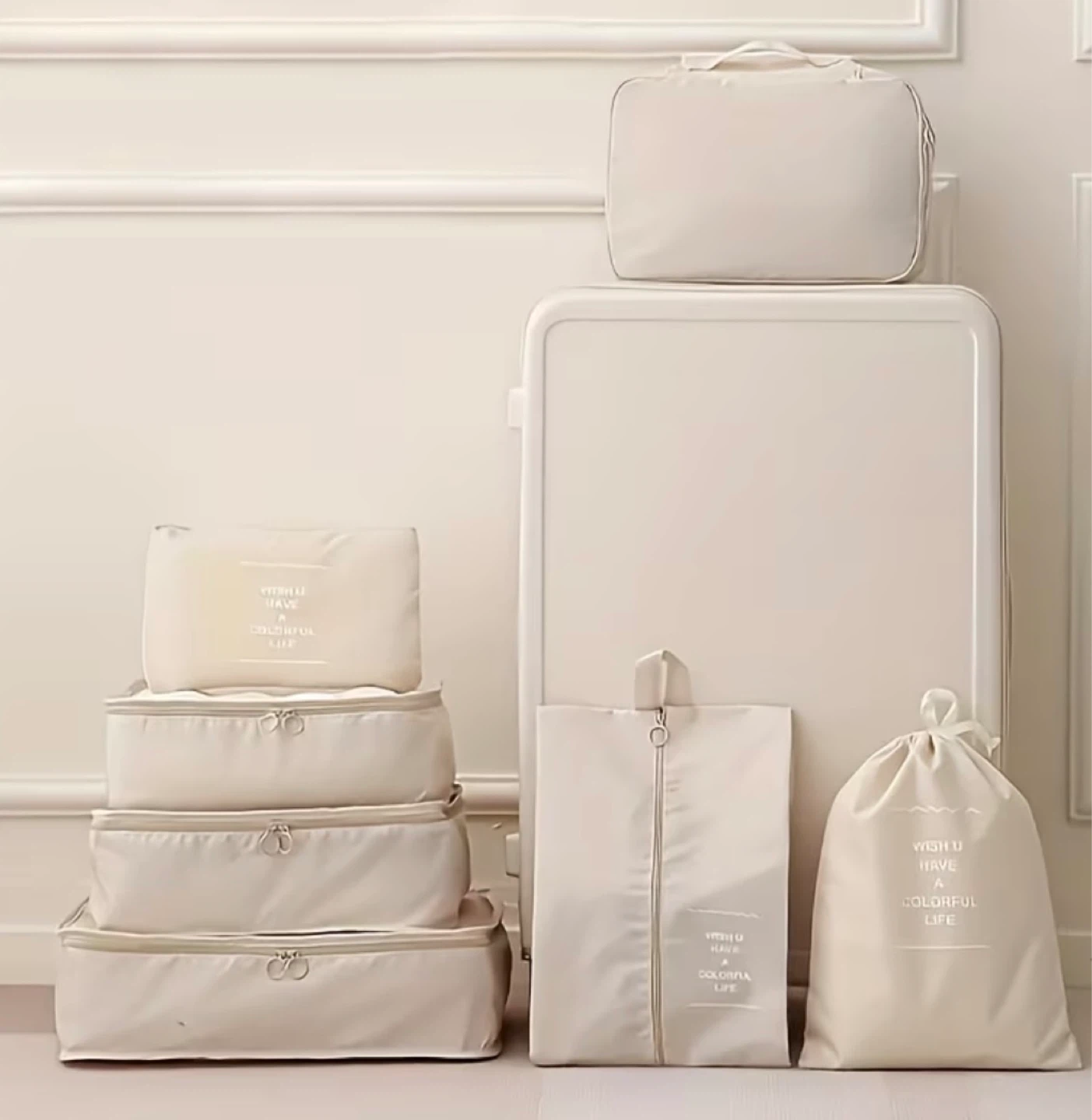Travel Packing Cubes Set – 8 Pieces - photo 4