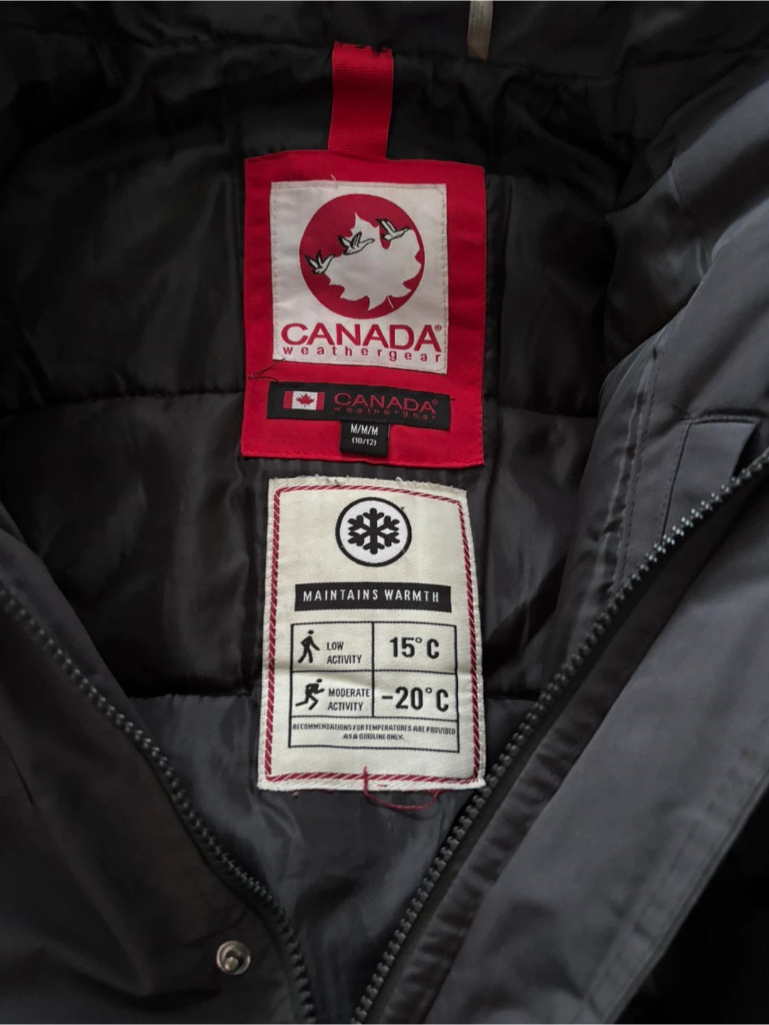 Canada Weathergear Black Winter Parka Jacket - photo 3