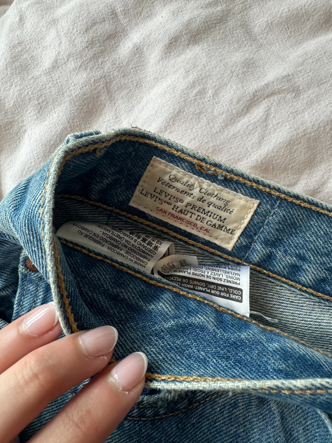 Levi's 501 Denim Shorts - photo 3