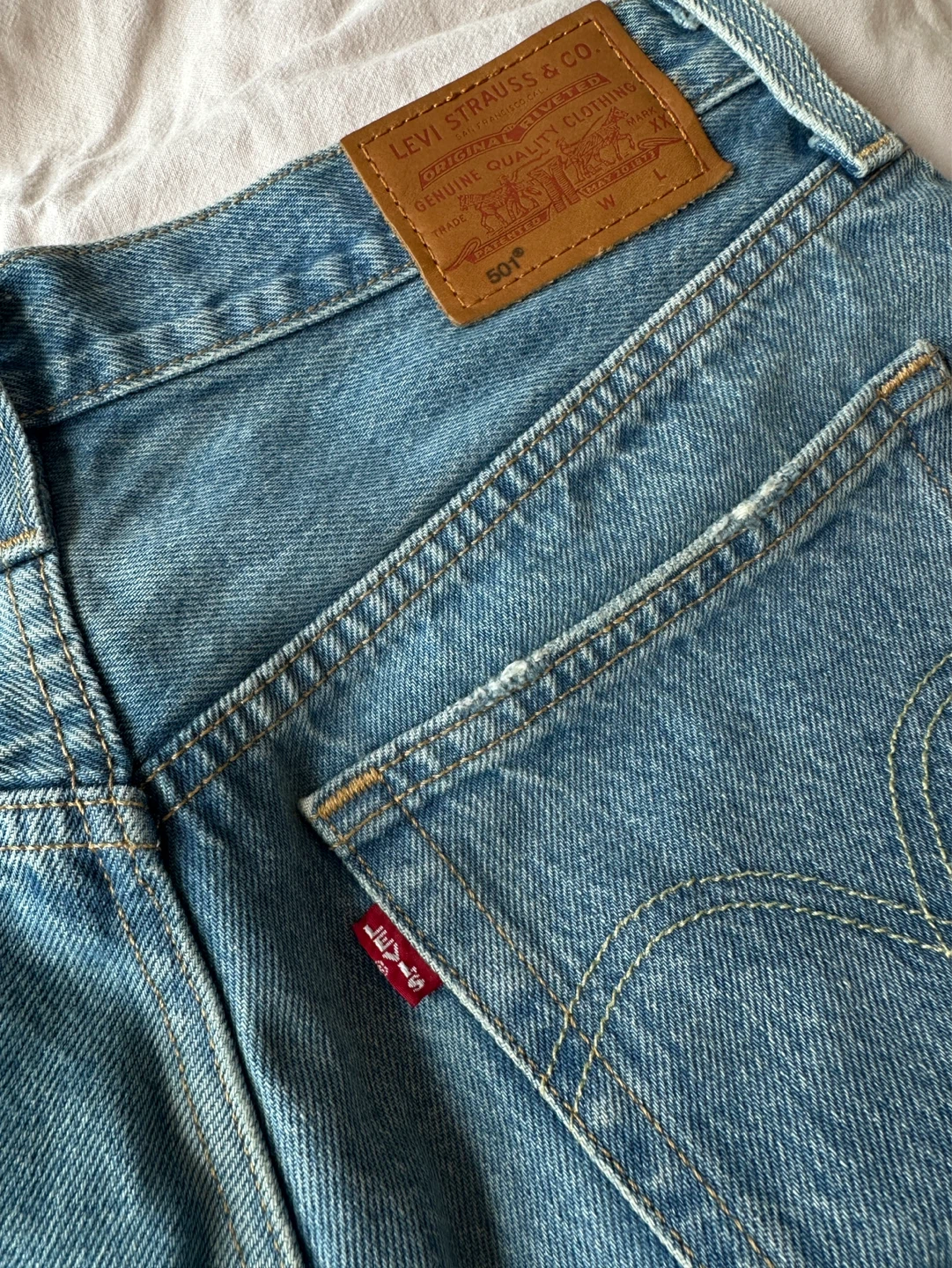 Levi's 501 Denim Shorts - photo 5