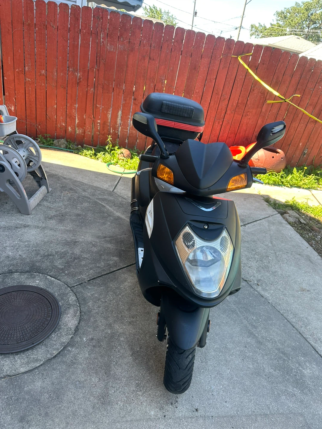 Black Scooter with Storage Trunk - photo 4