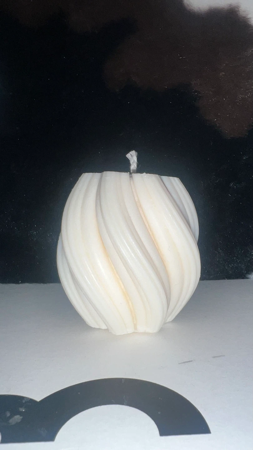 Twisted Pillar Candle