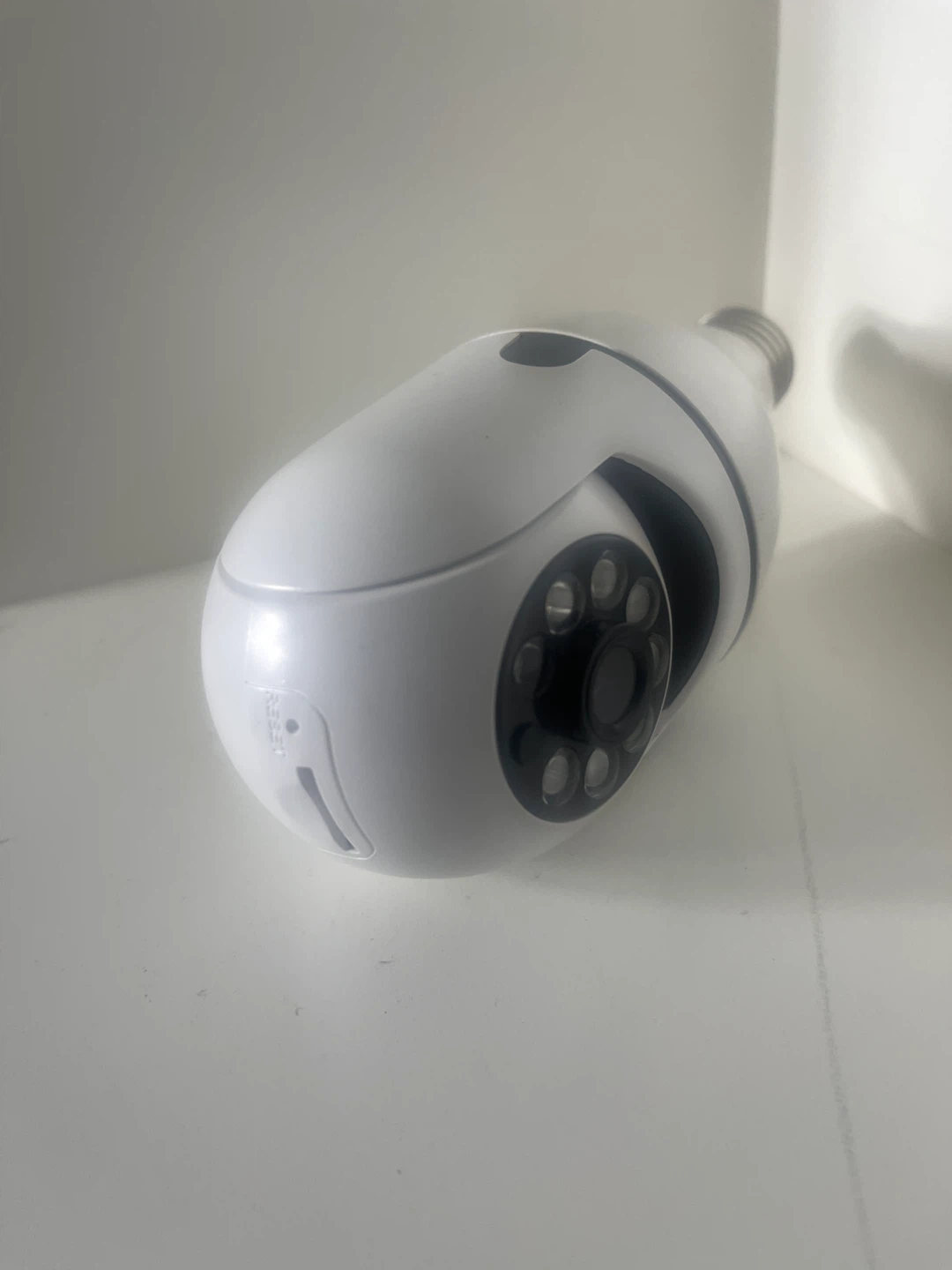 White Light Bulb Security Camera