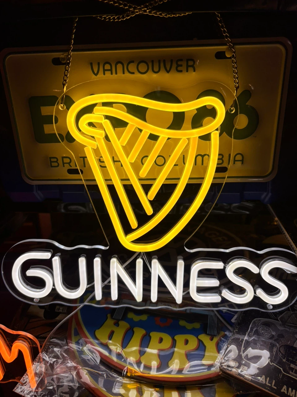Guinness Harp Neon Sign