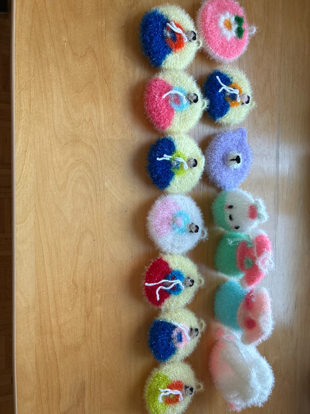 14 Assorted Crochet Scrubbies & Dishcloths