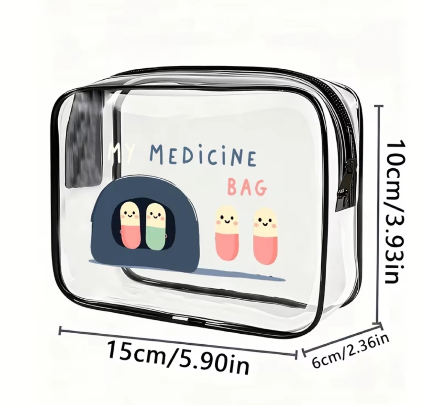Clear Medicine & Travel Organizer Bag - photo 5