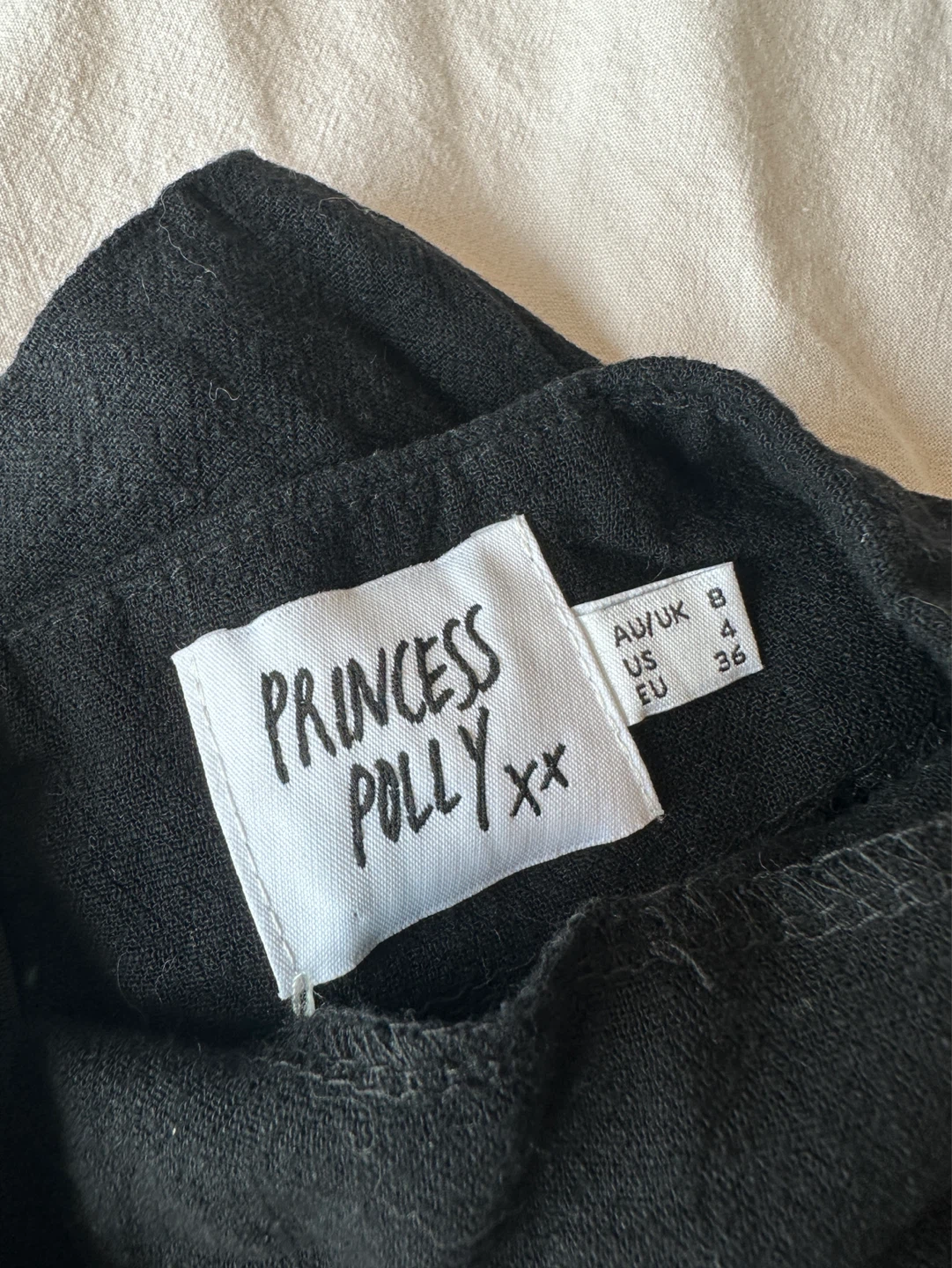 Princess Polly Black Linen Mini Skirt - photo 3