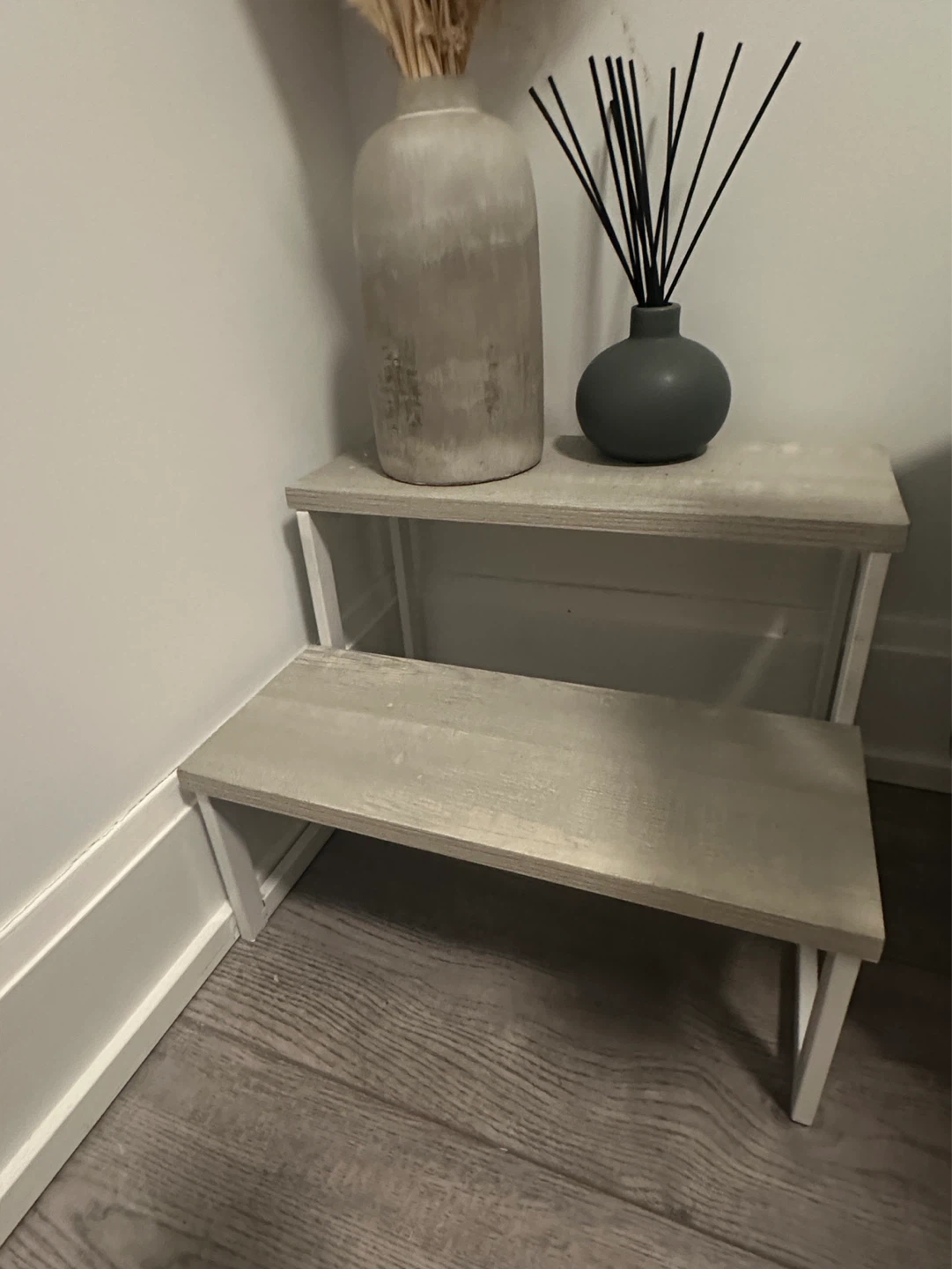 2-Step Wooden Step Stool