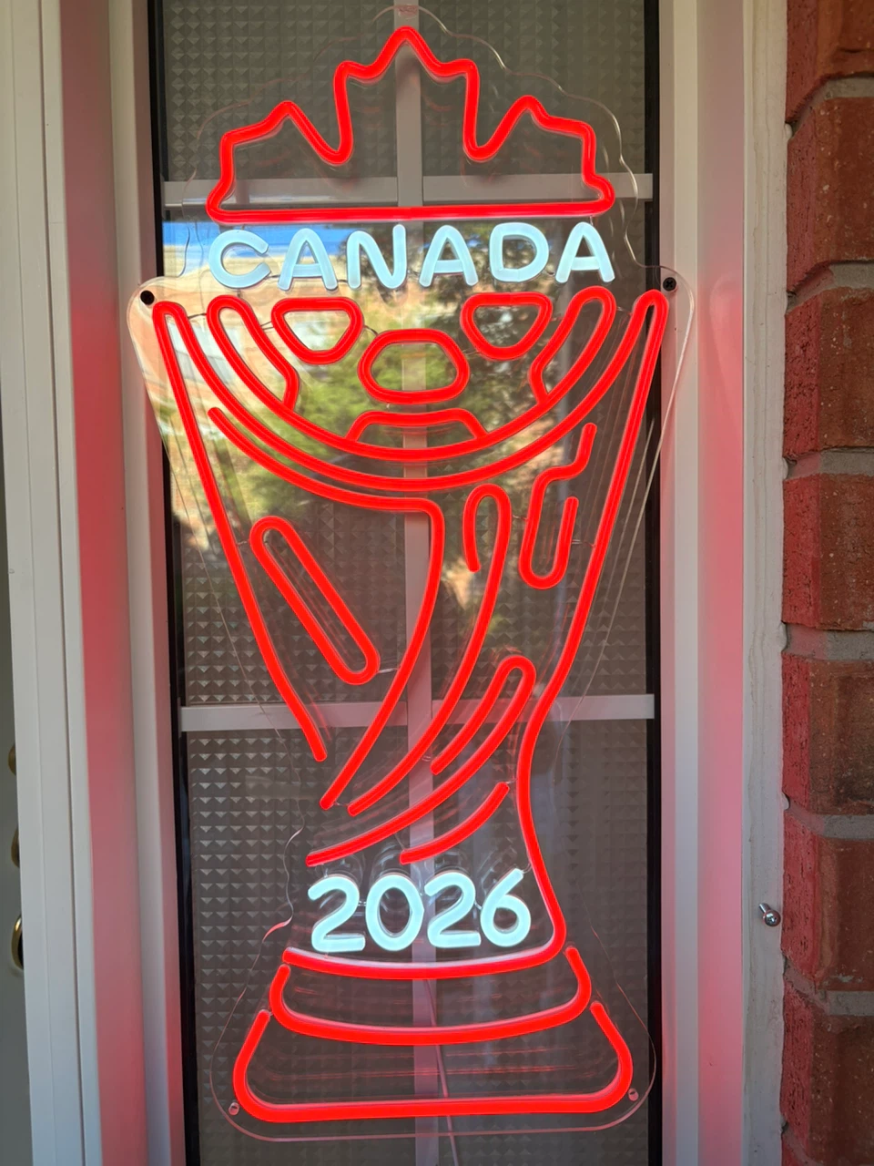 Canada 2026 World Cup Neon Sign