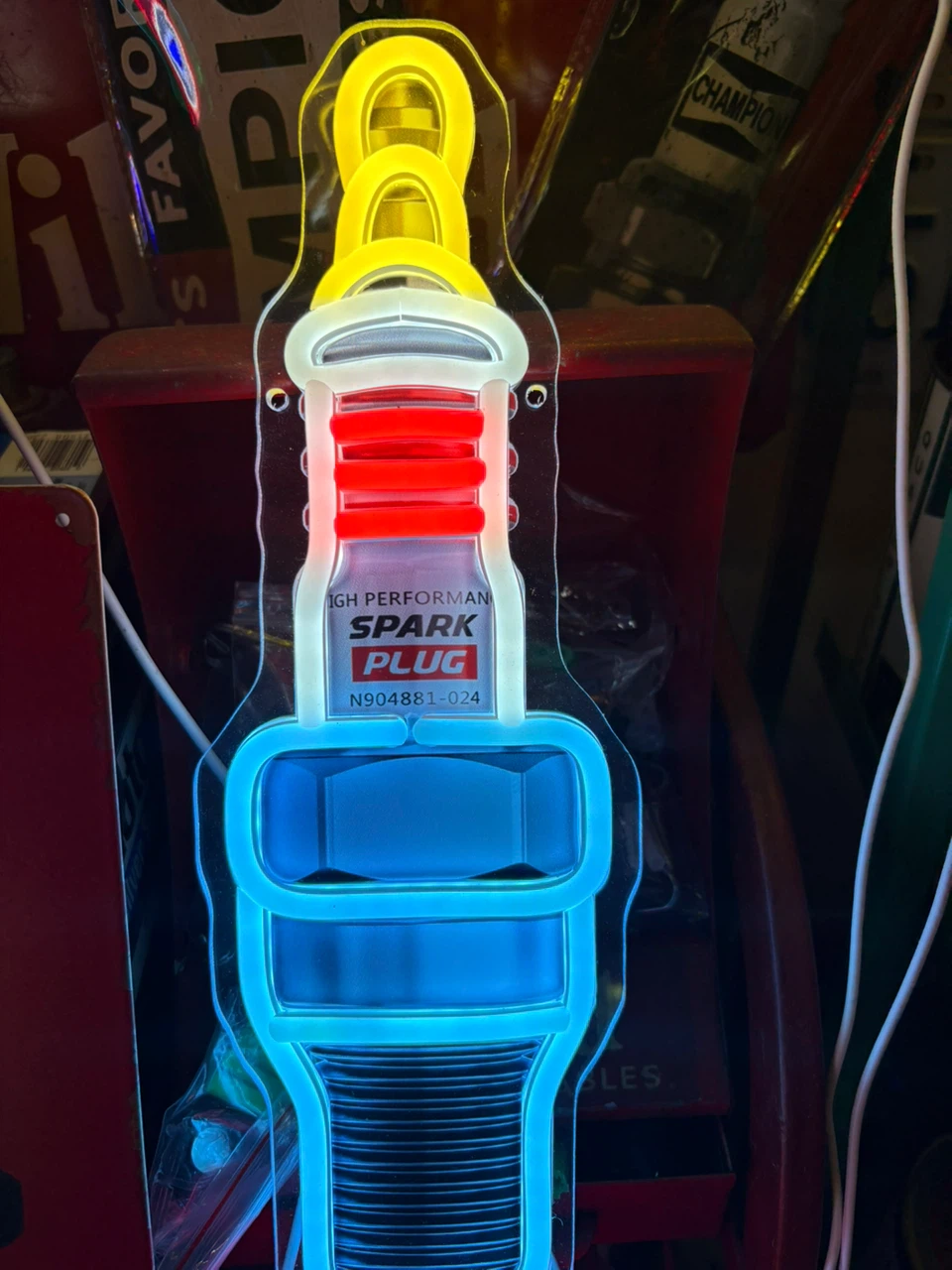 High Performance Spark Plug Neon Sign