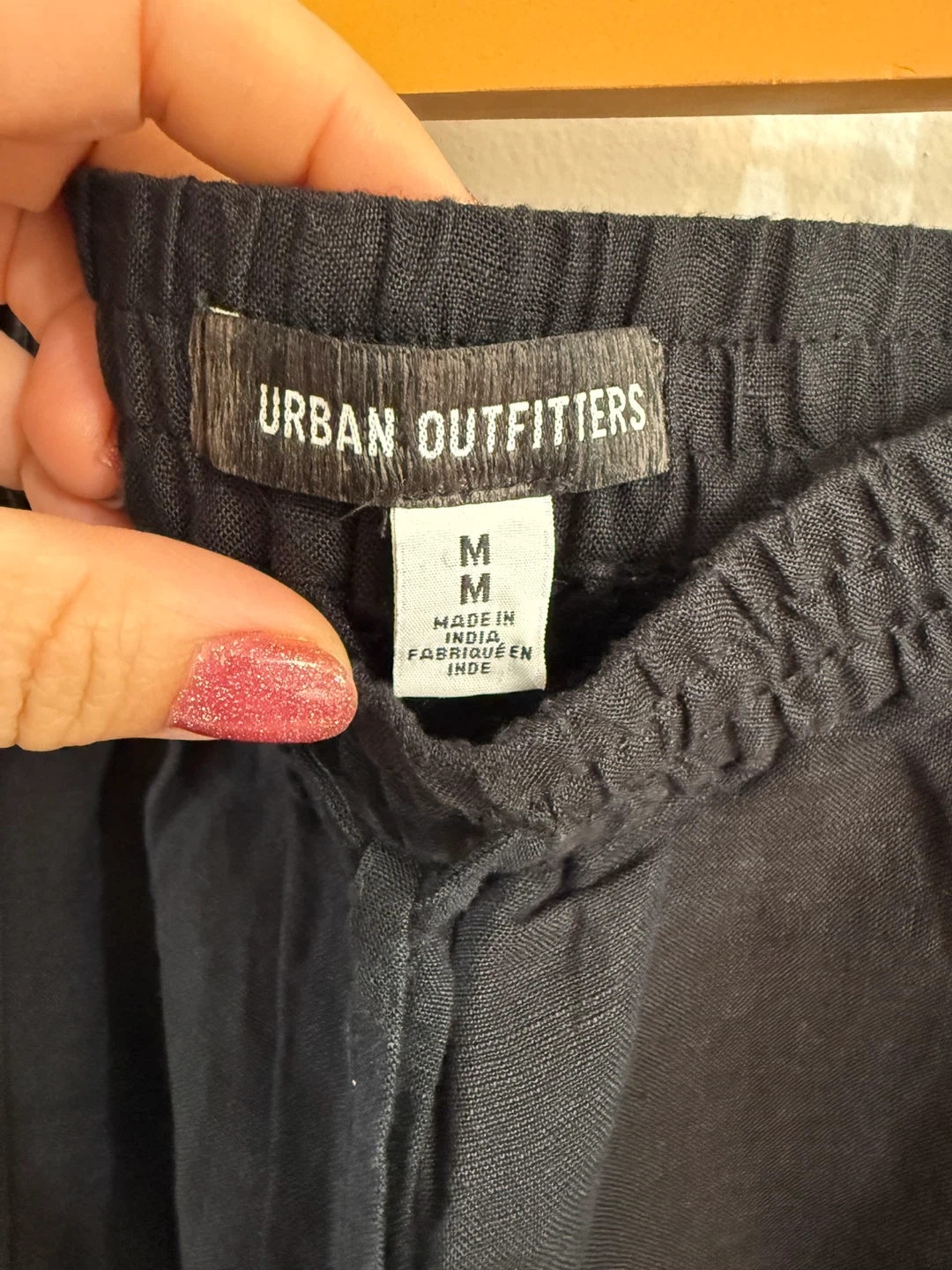Urban Outfitters Black Linen Blend Midi Skirt - photo 3