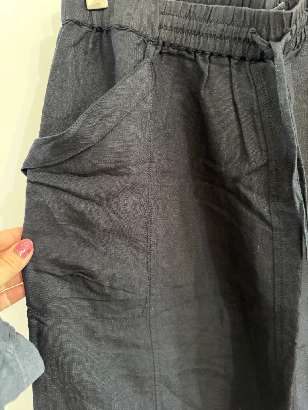 Urban Outfitters Black Linen Blend Midi Skirt - photo 4
