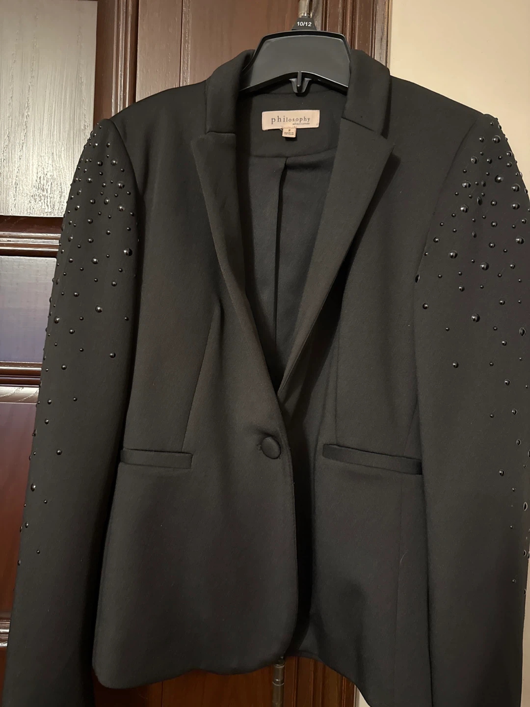 Philosophy Black Studded Blazer