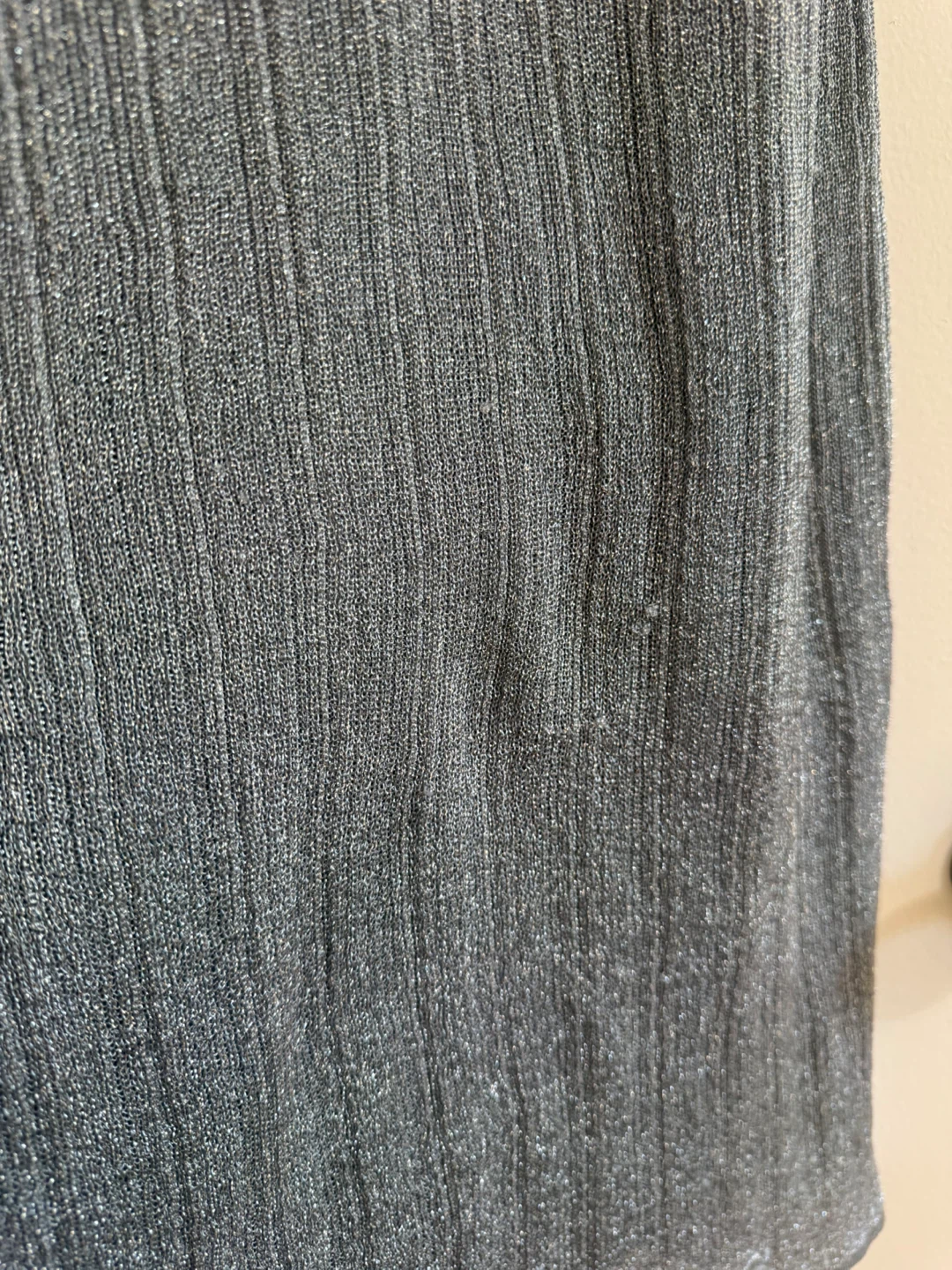 Zara Metallic Knit Pencil Skirt - photo 5