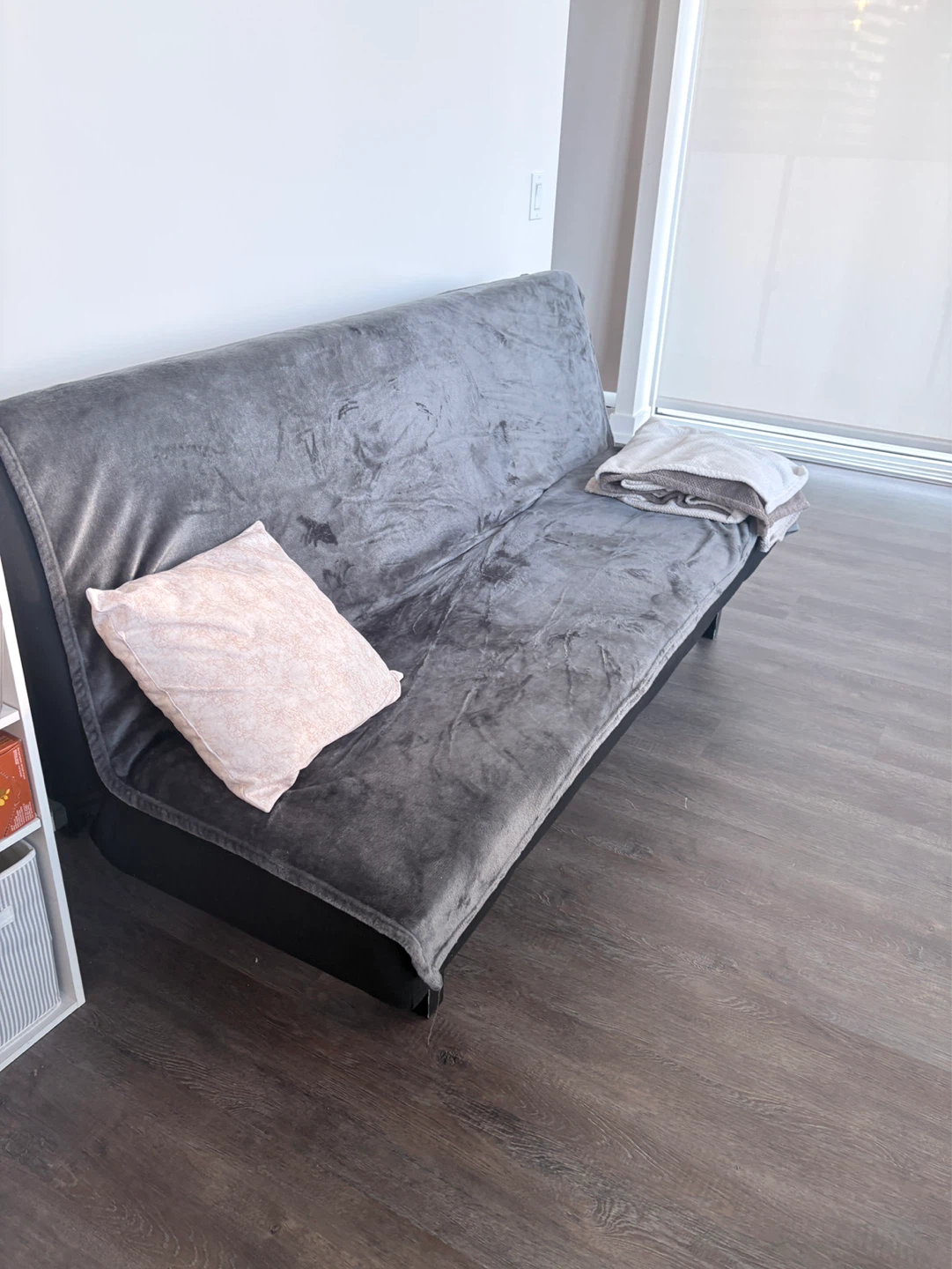 Black Futon Sofa Bed - photo 2