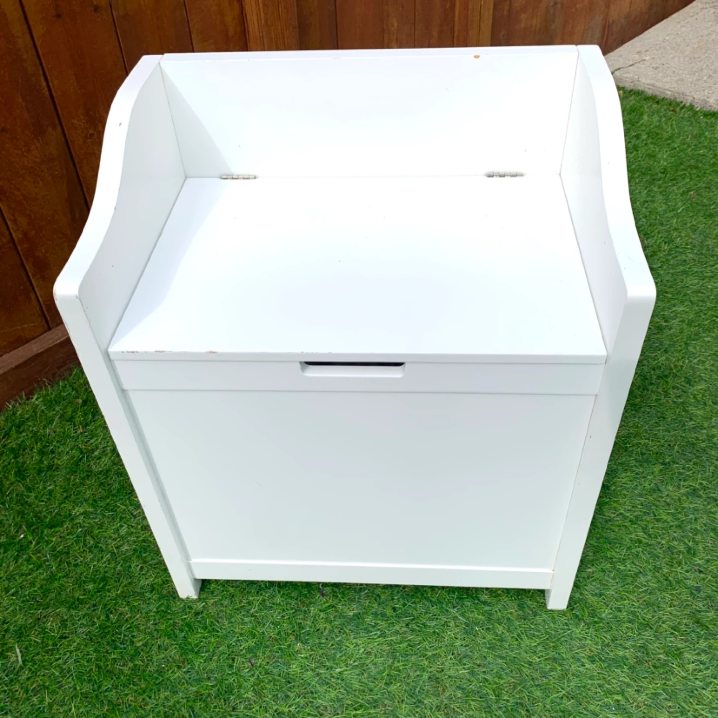 Storage Bench Toy Box Entryway Bench Wooden Chest Furniture - photo 2