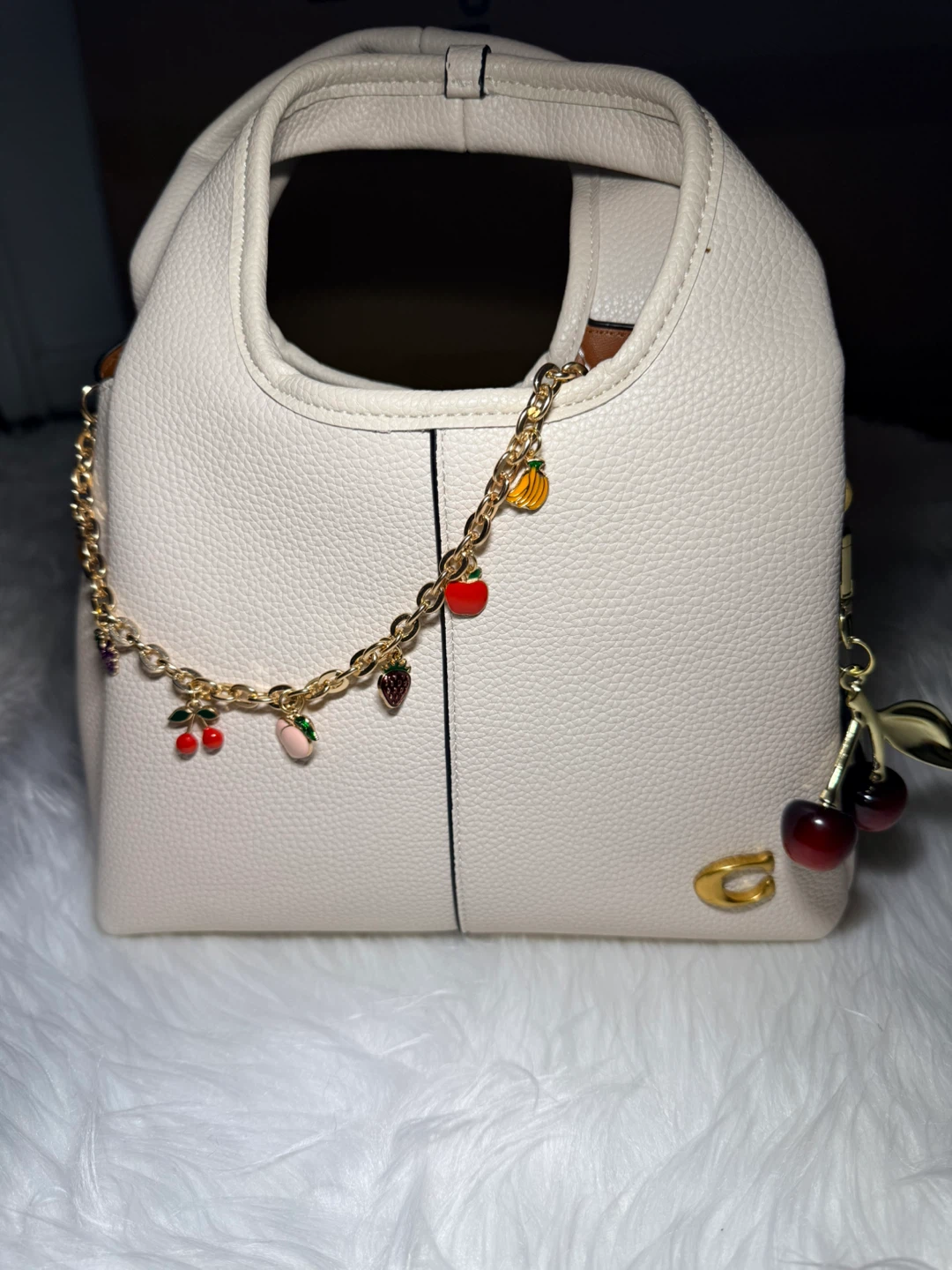 White coach purse