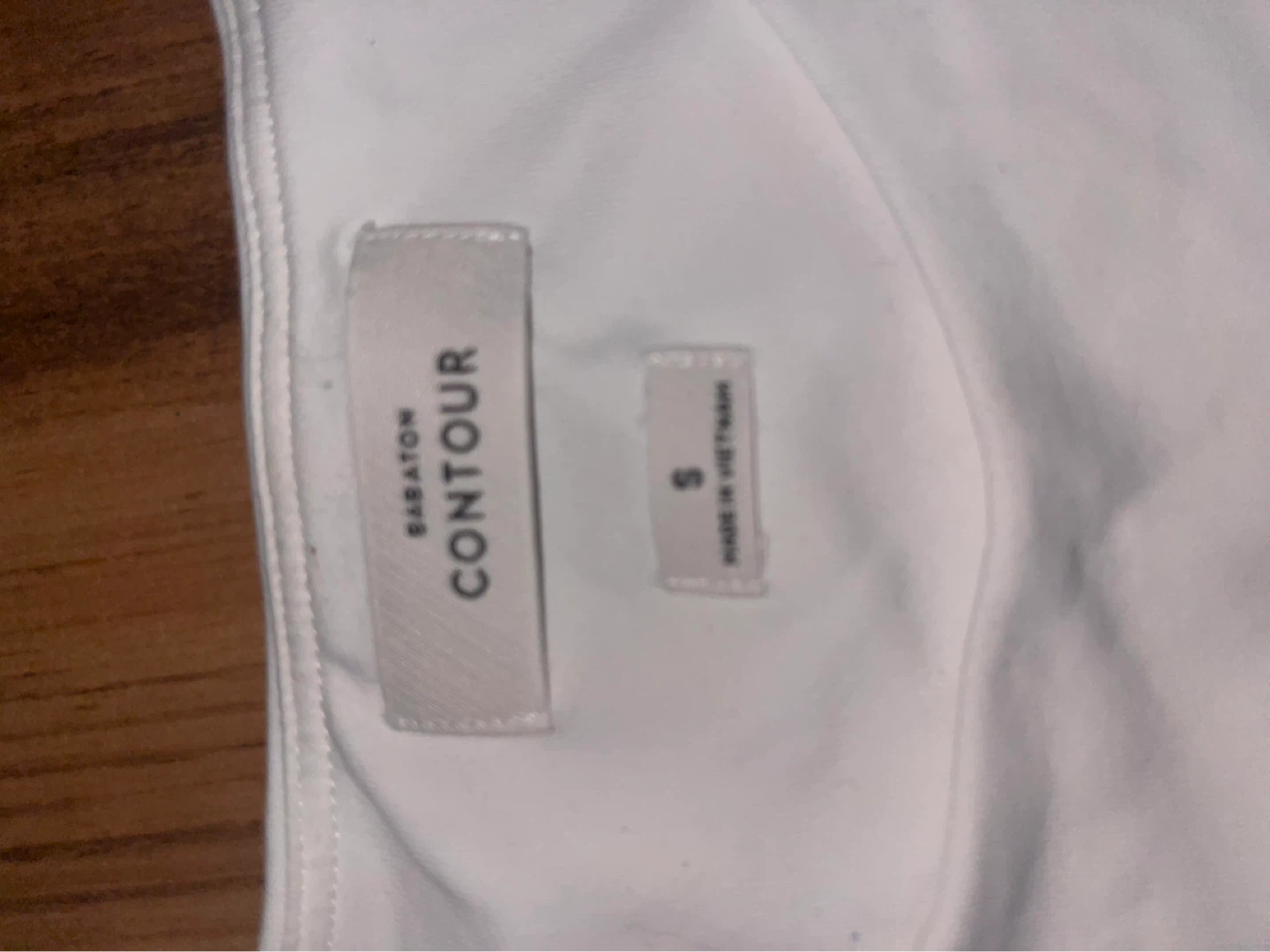 Babaton Contour White Tank Top - Size S - photo 2