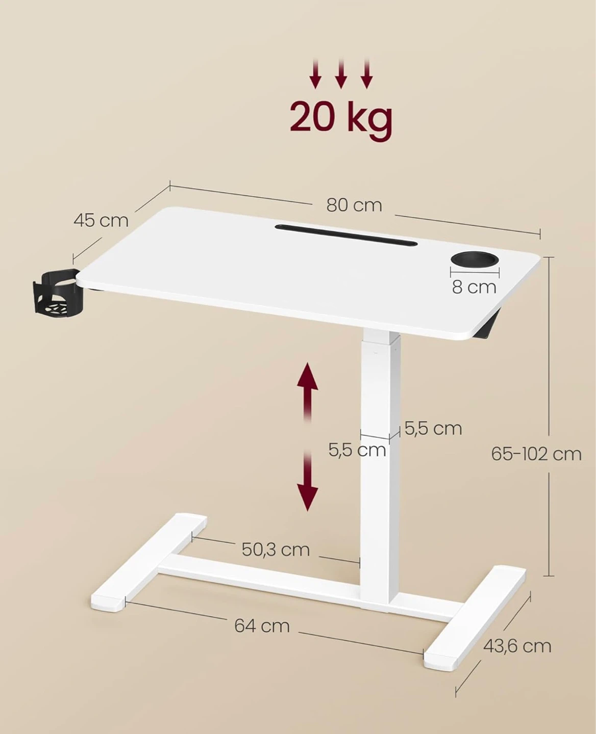 Brand new VASAGLE Adjustable Standing Desk - photo 2